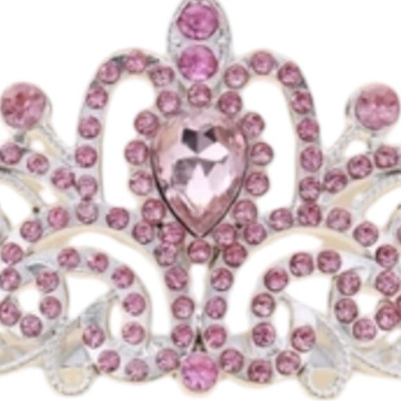 Beautiful pink and silver tiara! New! - Picture 5 of 5